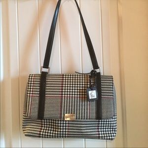 👜 🔍 🔥 Ralph Lauren purse houndstooth plaid